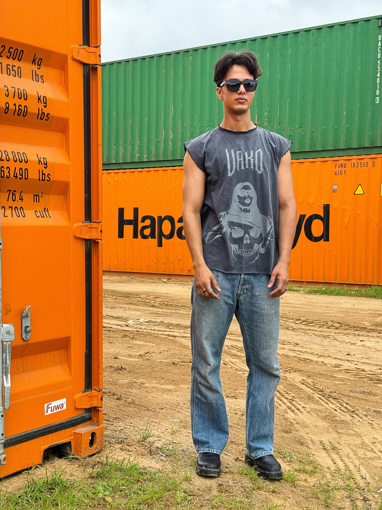 Vako Grey Skull Tank