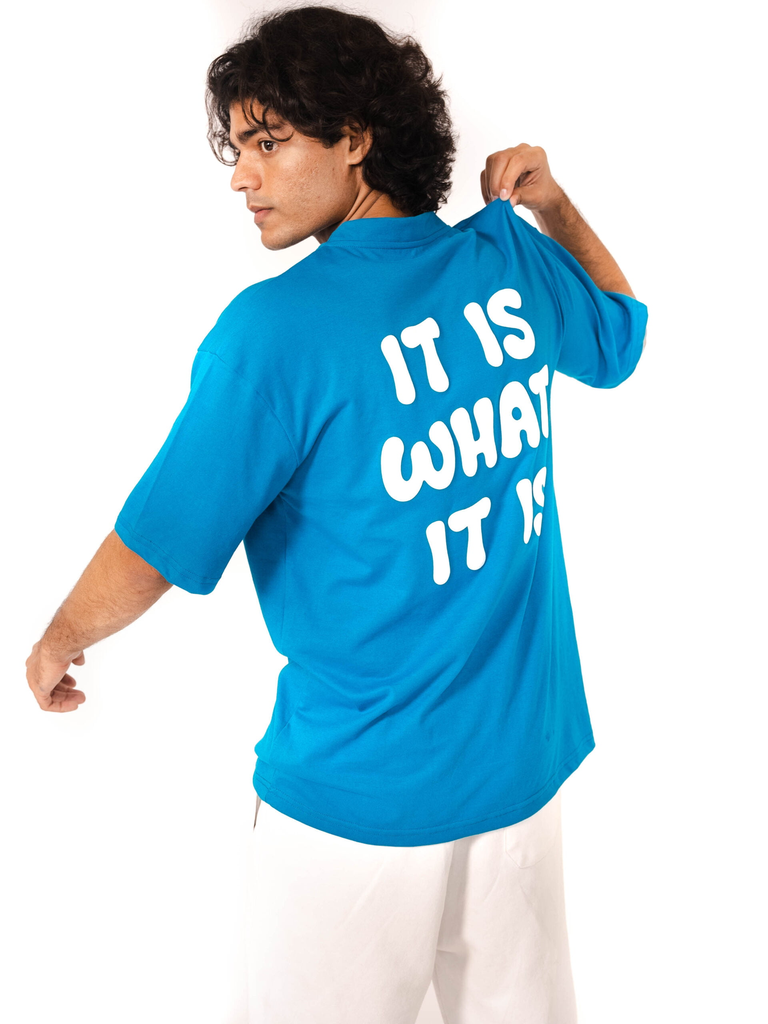 " It is what it is " Drop shoulder T-shirt