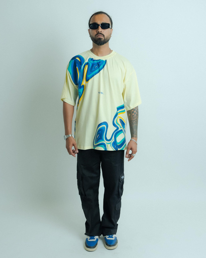 Scribbling Yellow T-shirt
